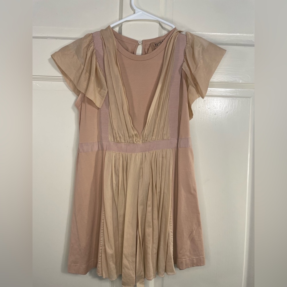 No. 21 Flutter Sleeve Layered Tee